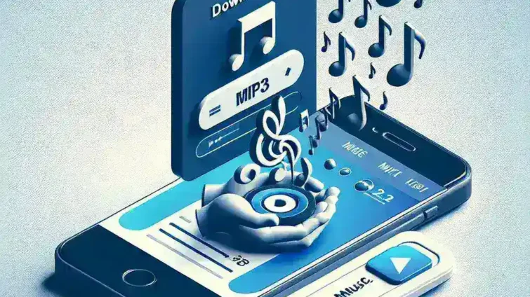"Step-by-step guide on downloading TikTok MP3 audio files, featuring a visual of a smartphone screen displaying the TikTok app and download options."
