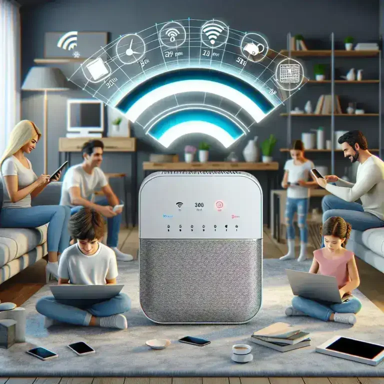 "Person adjusting home Wi-Fi router settings to improve internet speed, demonstrating effective strategies for optimizing Wi-Fi performance in the article 'How to Optimize Your Home Wi-Fi Speed Effectively.'"