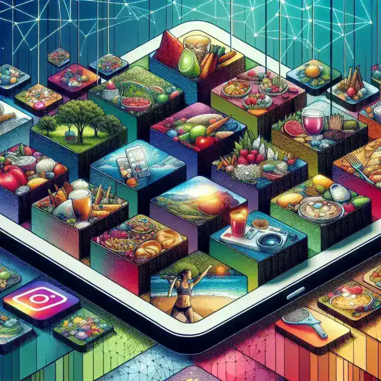 "Person viewing Instagram stories on a smartphone, with colorful story circles displayed on the screen, illustrating the features and engagement of Instagram story viewers for social media strategy."