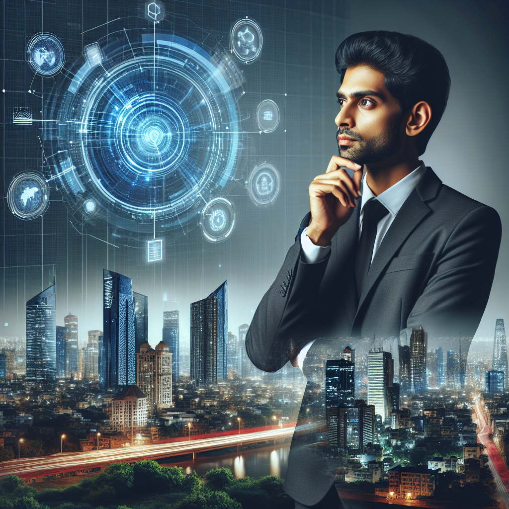 "Rajan Navani speaking at a technology conference about the future of digital innovation in India, highlighting key trends and opportunities in the tech industry."